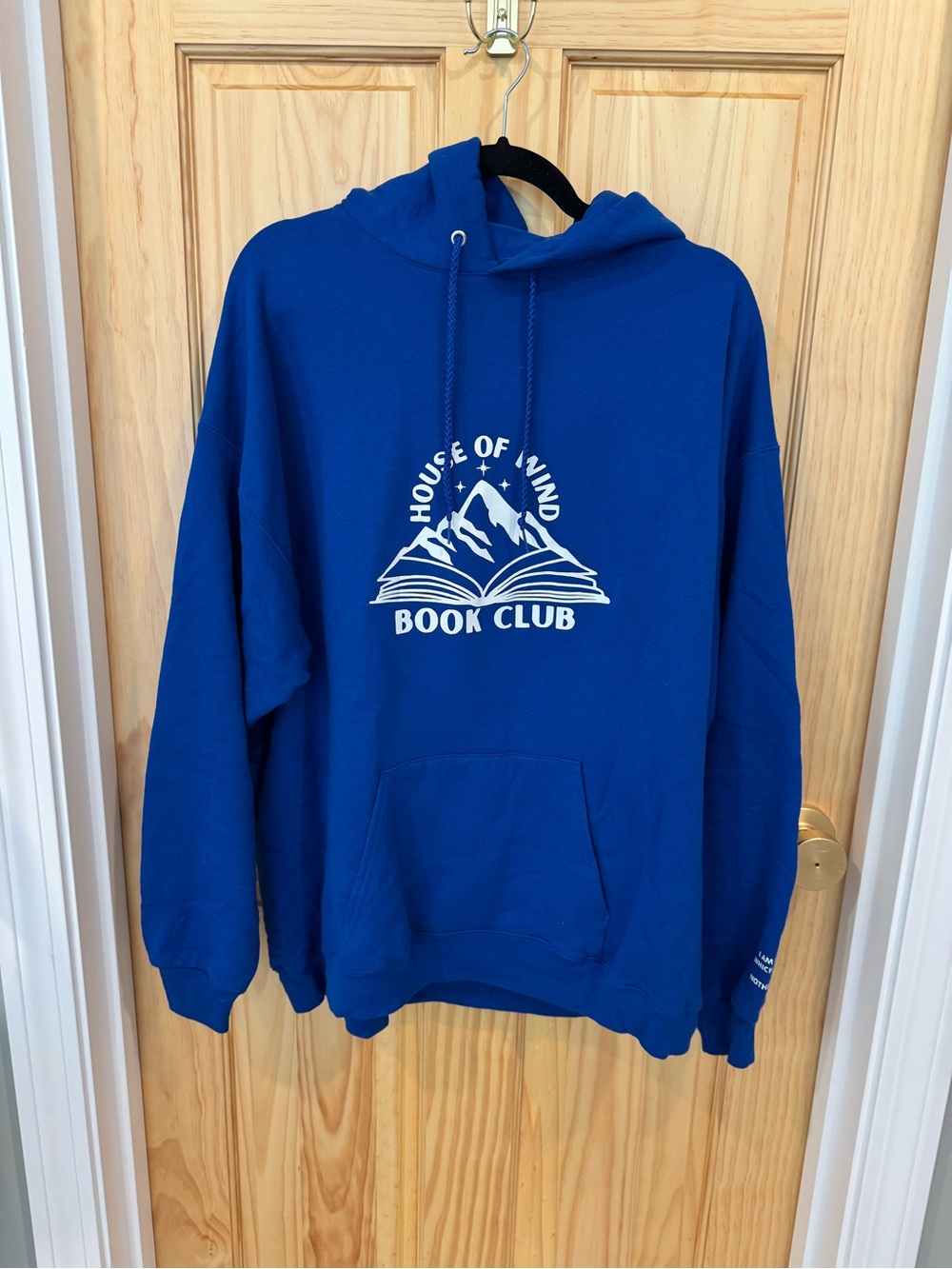 Custom ACOTAR/ ACOSF/ Nesta/ House of Wind Book Club Royal Blue Hoodie